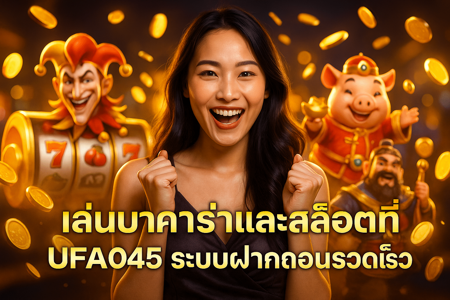 เล่นบาคาร่าและสล็อตที่ UFA045 ระบบฝากถอนรวดเร็ว